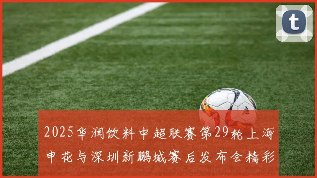 2025华润饮料中超联赛第29轮上海申花与深圳新鹏城赛后发布会精彩回顾与分析